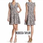 Rebecca Taylor  Bohemian floral silk pink and white dress Photo 1