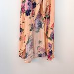 & Other Stories & Other Stories Pink Floral Midi Wrap Dress Size 2 Photo 6