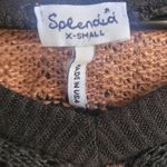 Splendid  Brown Black Cheron Knit Sweater XS Photo 1