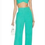 MORE TO COME Torie Pant Set in Turquoise XS Green Photo 0