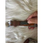 Cole Haan  Brown Leather and Woven Fabric Belt Photo 2