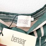 Benaar Tropical Printed Strapless Dress in Green Palm Size L Photo 6