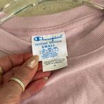 Champion Reverse Weave Crop Sweatshirt in Pink Size Small Photo 9