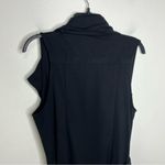 Betabrand MPG‎ x  collab black open waterfall vest with tie womens size large Photo 7