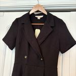 Monteau  Black‎ Button Dress Size Medium Photo 2