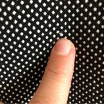 Maison Jules Black White Polka Dot Mid Rise Straight Leg Dress Crop Ankle Pants Photo 7