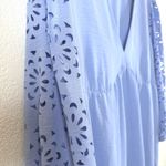 Emma & Michele NWT  Blue V Neck Tiered Dress Cottagecore Feminine Balletcore XL Photo 2