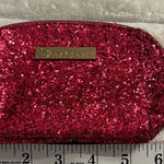 SENEGENCE Pink Glitter Cosmetic Bag Diamond Charm Zipper Pouch Makeup Organizer Photo 0