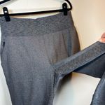 Athleta  Womens Venice High Rise Jogger Pants Gray Heather Athletic Zip Pocket XL Photo 7