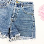 Rolla’s Original Short High Rise Cut Off Medium Juliet Wash Blue Denim Shorts Size 24 Photo 7