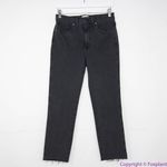 Madewell NEW Stovepipe Jeans in Banberry Wash: Raw-Hem Edition, 28 Photo 4