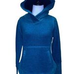 Alo Teal Pullover Shelter Poncho Sherpa Fleece Hoodie Size Small Green Photo 0