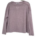 NEW Gilli Lavender Love Top Sheer Loose Knit Drop Shoulder Slouchy Size S Photo 0