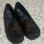 Dansko  Black and Copper Snakeskin Pattern Shoes Photo 0