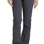 prAna Halle Pants Stretch Zion DWR Relaxed Fit Straight Mid Rise Gray 8R Photo 0