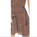 Derek Lam Derek Lamb 10 Crosby Silk Medallion Floral Dress‎ Photo 4