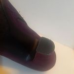 Nine West Purple size 6.5 suede shoes/booties with 4” heel EUC Photo 9