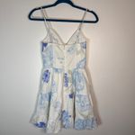 Sabo Skirt Sabo Keyana Mini Dress Peony Size XS Cotton Ruffled Tiered Lined Casual Vaca Photo 3