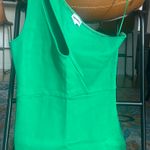 superdown Nava Assymetrical Mini Dress in Kelly Green Photo 1