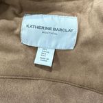 Katherine Barclay  Montreal Cardigan Tan Suede Vest Women’s Large Photo 2