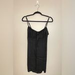 Wild Fable Target -  Ruched Linen Slip Dress, Black, Size XXS, NWOT Photo 2