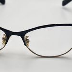 Coach  Shiny Light Gold & Black Prescription Glasses Frames Photo 9