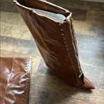 Source Unknown Elegant Brown Leather Women's Boots Photo 5