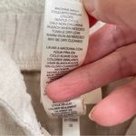 Chico's 100% Linen Pants women’s S cream beige wide leg Photo 6