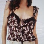 Free People Take It Away Bodysuit In Chocolate Merlot Combo Size S Photo 1