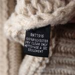 Anthropologie Beige Cardigan with Red Heart Details Photo 5