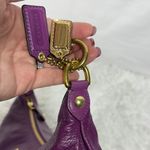Coach  Madison Hailey Rich Purple Leather Hobo Bag #14304 Photo 6