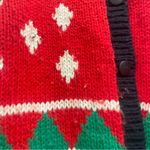 Rare vintage Lord & Taylor Festive Cardigan Photo 3