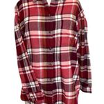 Eddie Bauer Women Small Flannel ButtonDown Long sleeve 100% Cotton Flannel Plaid Photo 0