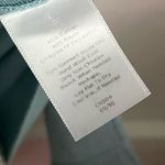 Talbots • Light Teal Blue Cardigan with Ruffle Trim Photo 3