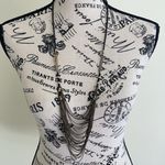 Madewell 1937 Black and Bronze Chain Necklace EUC Photo 1