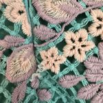 Lovers + Friends  Green Floral Lace Square Neck Mini Dress XS Photo 5