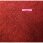 Hot Kiss Zipper V-Neck Open Cold Shoulder Faux Suede Terracotta Ruched Henley M Photo 4