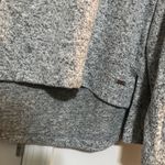 PINK - Victoria's Secret Victoria’s Secret Pink Gray Pullover Rose Gold Foil Logo Long Sleeve Sweatshirt Photo 1