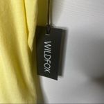 Wildfox Short Sleeve Sunglasses Graphic Tee Yellow NWT Summer T-shirt Cotton Photo 4
