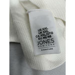 Jones New York Womans Jones NY Button Up Cardigan Sweater Long Sleeve XXl White Photo 3