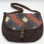Lucky Brand  Messenger Crossbody Bag Purse Handbag Brown Earth Tones Photo 0