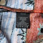 Dancing Days Tropical Circle Skirt Orange Beach Palms Retro Pinup Size Small Photo 9