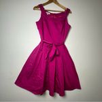 kim rogers  Fuchsia Bouffant Cotton Blend Dress Photo 1