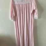 Christian Dior Nightgown Vintage Pink Lace sz L Sleepwear Loungewear Sleep Dress Photo 2