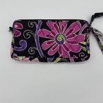 Vera Bradley ** Brown Paisley Floral Zipper Wallet Photo 1