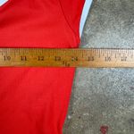 Old Navy ‎ Active Powersoft Crop Top Women’s Small Red White Trim V-Neck Go-Dry Photo 5