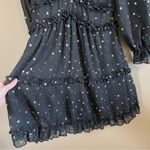 ✨ Women’s Black Silver Star Dress Small Photo 2