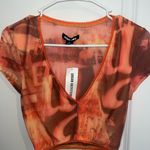 Urban Outfitters Silence & Noise Mesh Crop Top Photo 0