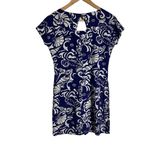Lilly Pulitzer Daniela Seahorse Spectrum Navy Blue Tide Cap Sleeve Mini Dress XS Photo 7
