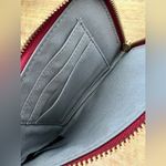 Fossil EUC  Red Leather with Black Tassel Wristlet Photo 3